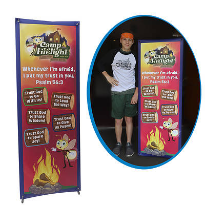 Picture of VBS 2024 Camp Firelight VBS Theme Banner Poly