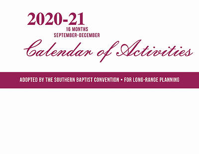Picture of Calendar Of Activities - 2020 - 2021