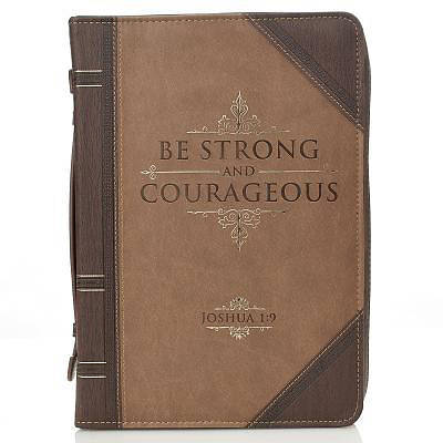 Picture of Bible Cover Large Be Strong & Courageous