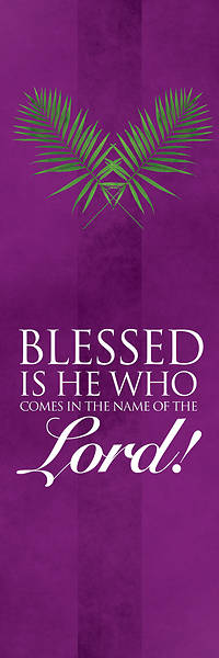 Picture of Passion Cross 2x6 Banner