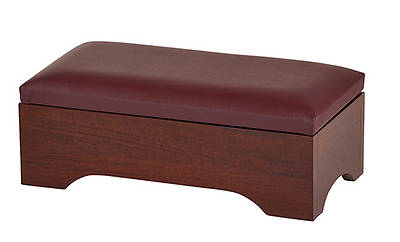 Personal Kneeler with Storage - Walnut Stain