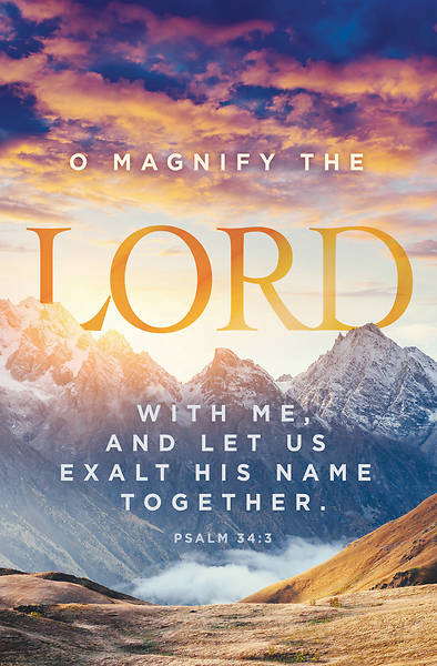 Picture of O Magnify the Lord General Regular Size Bulletin