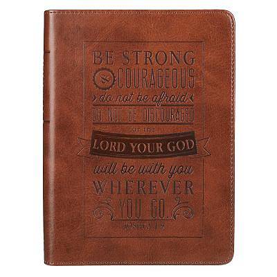 Picture of Be Strong & Courageous Brown Flexcover Journal - Joshua 1:9
