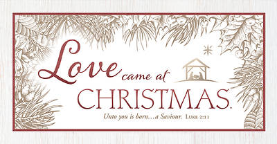 Picture of Love Came at Christmas Offering Envelope