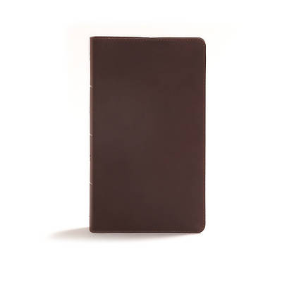 Picture of CSB Reader's Bible, Brown Genuine Leather