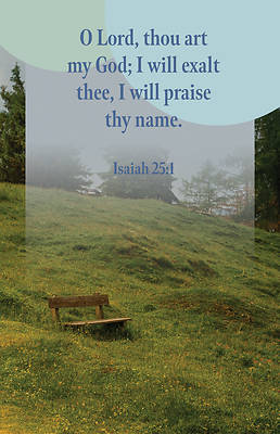 Picture of I Will Exalt General Worship Bulletin PKG 100