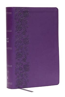 Picture of KJV Giant Print End-Of-Verse Reference Bible, Purple Leathersoft, Red Letter, Comfort Print