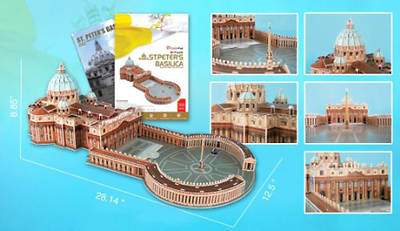Picture of St Peters Basillca 3D Puzzle with Book