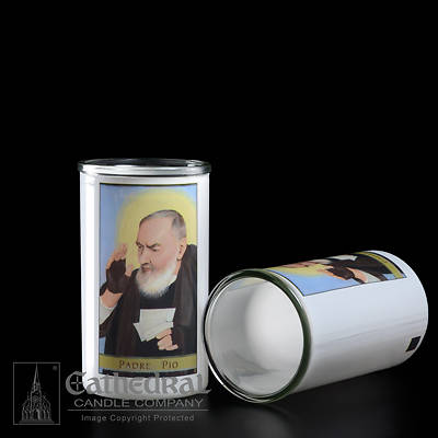 Picture of Padre Pio 3-Day Glass Globe