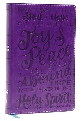 Picture of Nkjv, Holy Bible for Kids, Verse Art Cover Collection, Leathersoft, Purple, Comfort Print