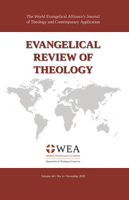Picture of Evangelical Review of Theology, Volume 44, Number 4, November 2020