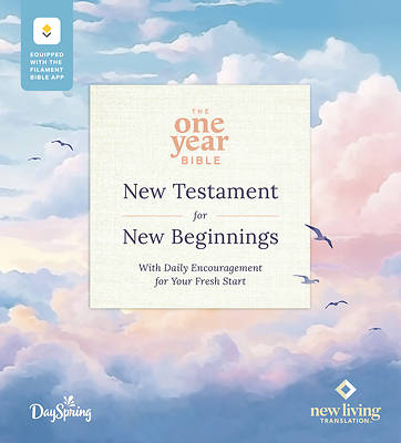 Picture of The One Year Bible New Testament for New Beginnings by Dayspring Nlt, Filament Enabled (Softcover)