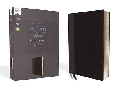 Picture of Nasb, Classic Reference Bible, Leathersoft, Black, Red Letter, 1995 Text, Comfort Print