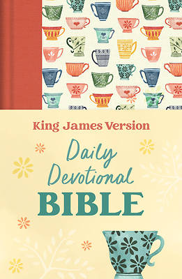 Picture of The Daily Devotional Bible KJV [Tangerine Tea Time]
