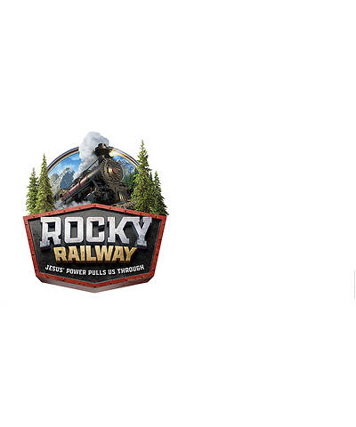 Picture of Vacation Bible School VBS 2021 Rocky Railway Outdoor Banner - Logo