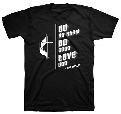 Picture of John Wesley Do No Harm Do Good Love God T-Shirt Large