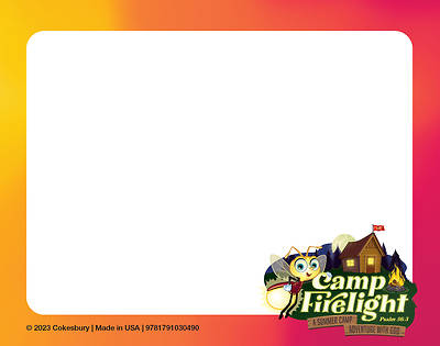Picture of VBS 2024 Camp Firelight Nametag Cards (Pkg of 24)