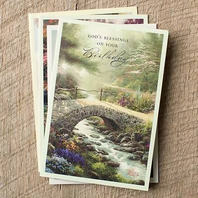 Picture of Thomas Kinkad Painter of Light KJV - Birthday Boxed Cards - Box of 12