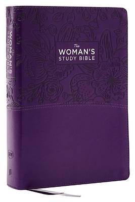 Kjv, the Woman's Study Bible, Leathersoft, Purple, Red Letter, Full-Color Edition, Thumb Indexed, Comfort Print