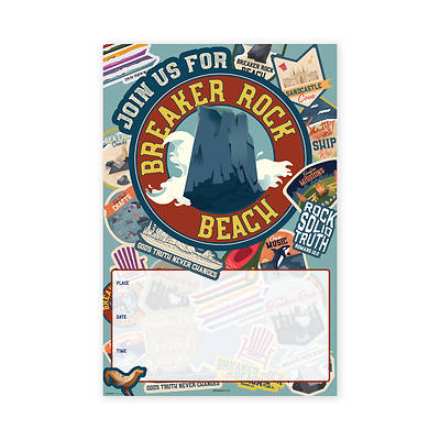 Picture of Vacation Bible School VBS 2024 Breaker Rock Beach Promotional Poster