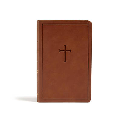 Picture of CSB Personal Size Bible, Brown Leathertouch