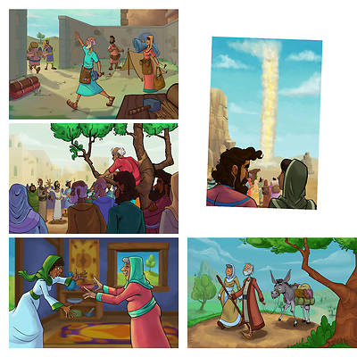 VBS 2025 Road Trip Bible Story Poster Pack