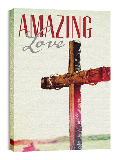 Picture of Amazing Love with Cross Canvas Print