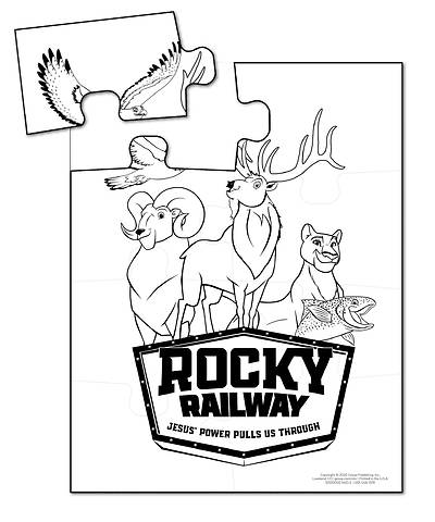 Picture of Vacation Bible School VBS 2021 Rocky Railway Preschool Fun Friends Puzzles (pkg of 10)