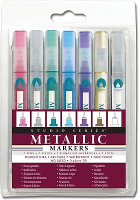 Picture of Studio Series Micro-line Metallic Markers (set of 7)