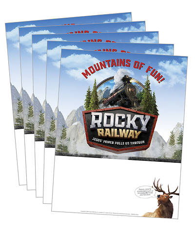 Picture of Vacation Bible School VBS 2021 Rocky Railway Publicity Posters (Pkg of 5)