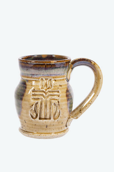 Picture of Presbyterian Church (USA) Barrel Shaped Ceramic Mug - Tan