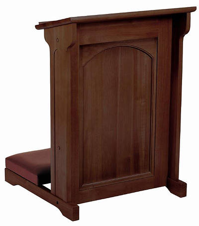 Picture of Abbey Collection Padded Kneeler - Walnut Stain