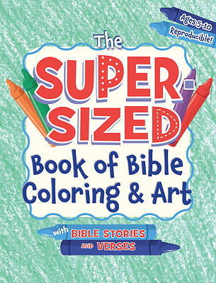 Picture of Sup-Sized Bk Bib Color & Art: With Bible Stories and Verses, Ages 5-10
