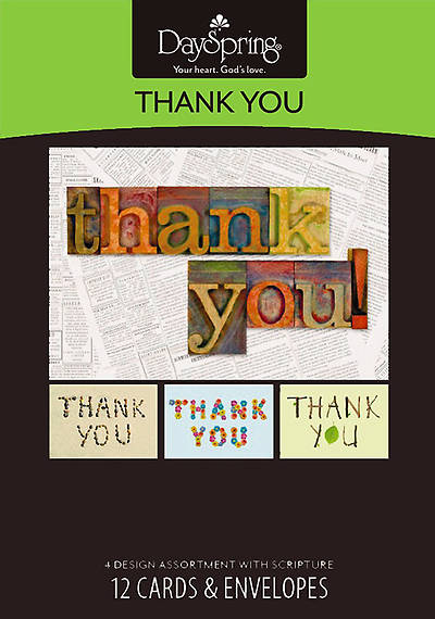 Picture of Many Blessings - Thank You Boxed Cards - Box of 12
