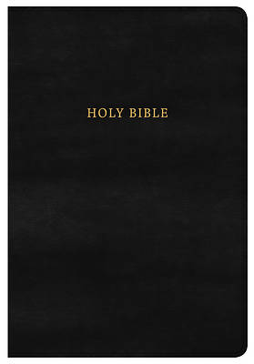 Picture of KJV Super Giant Print Reference Bible, Classic Black Leathertouch, Indexed