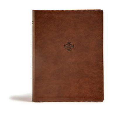 Picture of CSB Life Connections Study Bible, Brown Leathertouch, Indexed