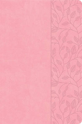 Picture of CSB Large Print Thinline Bible, Value Edition, Soft Pink Leathertouch