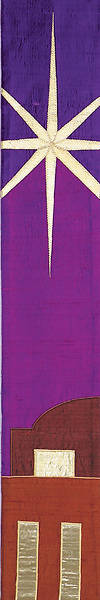 Bethlehem Magenta Dupioni Lectern Scarves (Pair)