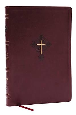 Rsv2ce, Thinline Large Print Catholic Bible, Crimson Leathersoft, Comfort Print