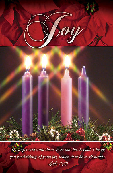 Picture of Joy Advent Wreath Regular Size Bulletin