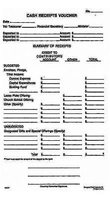 Picture of Cash Receipts Voucher