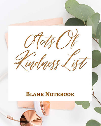 Picture of Acts of Kindness List - Blank Notebook
