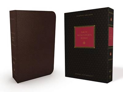 Picture of NKJV, Minister's Bible, Imitation Leather, Brown, Red Letter Edition