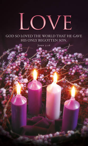 Banner Love Advent 3 x 5 Fabric