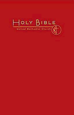Picture of CEB Common English Pew Bible Dark Red UMC Emblem