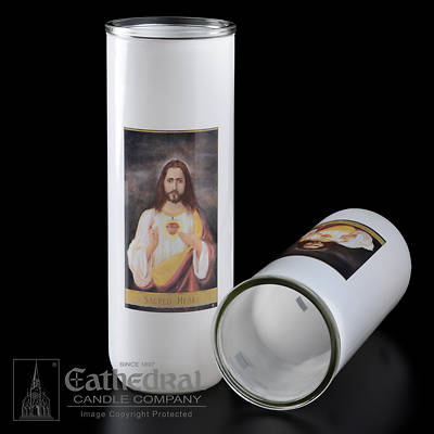 Picture of Sacred  Heart 5, 6, 7-Day Glass Globe