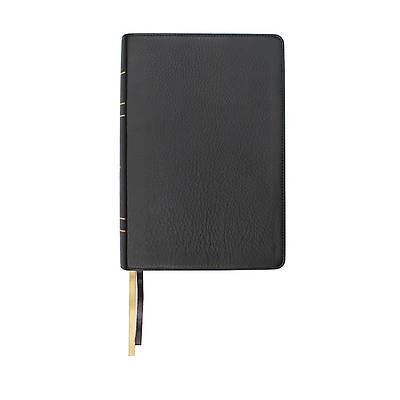 Picture of LSB Large Print Wide Margin Bible Black Faux Leather Indexed