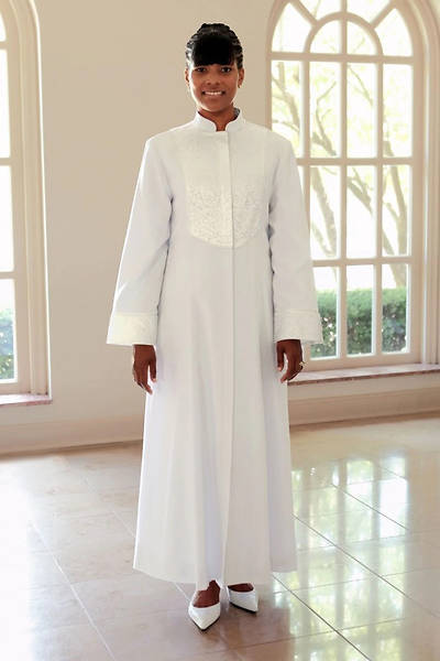 Picture of WomenSpirit Esther with Brocade Custom White Robe