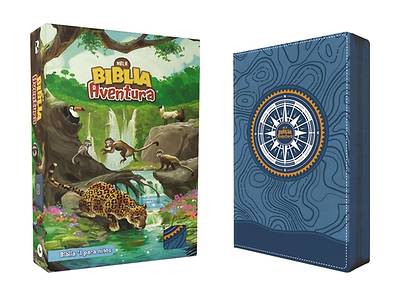 Picture of Nbla Biblia Aventura, Leathersoft, Azul, Interior a Color, Con Cierre