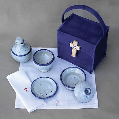 Picture of Deluxe Ceramic Portable Communion Set